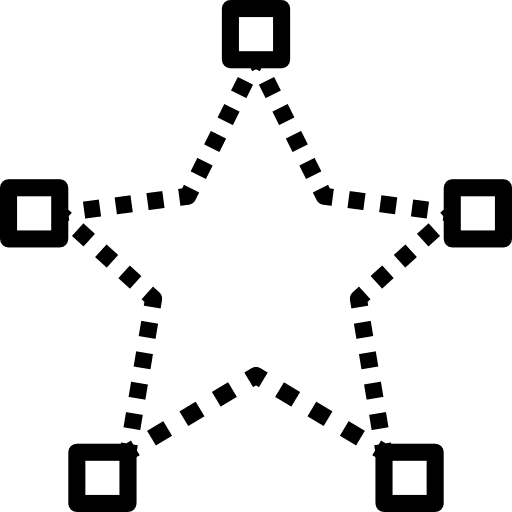 Star shapes star rate icon