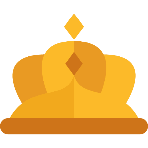 Crown emperor king crown icon