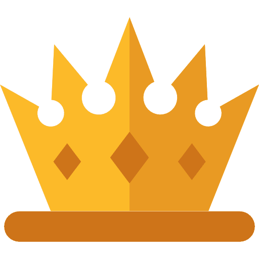 Crown queen king monarchy icon