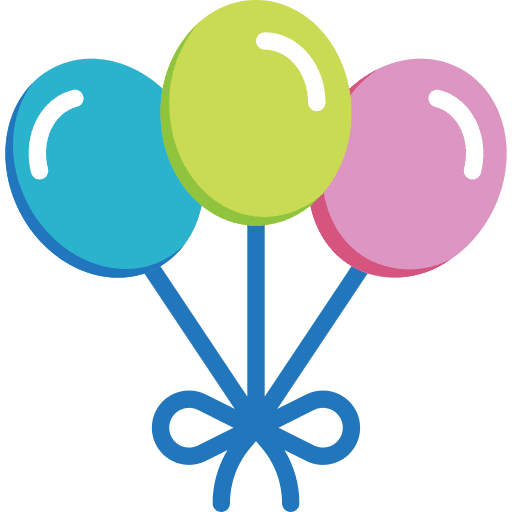 Balloon kid and baby balloon balloons icon