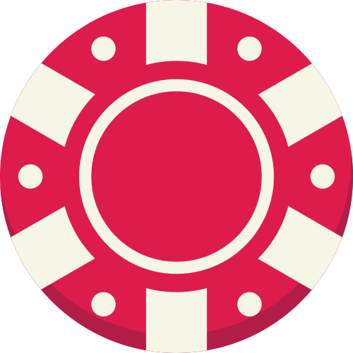 Poker chip dice chips gaming icon