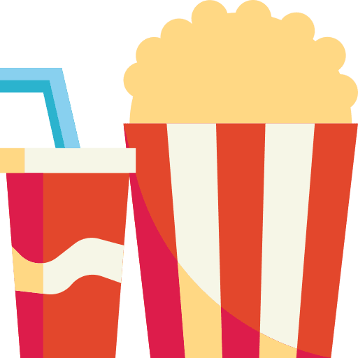 Popcorn food popcorn fast food icon