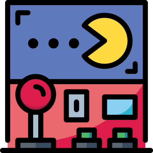Arcade multimedia arcade electronic icon