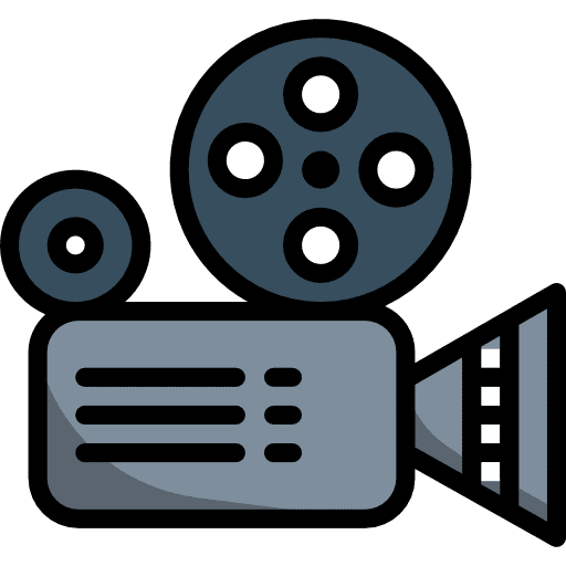 Camera film technology cinema icon