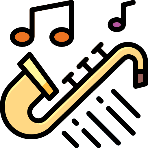Jazz wind instrument classical jazz icon