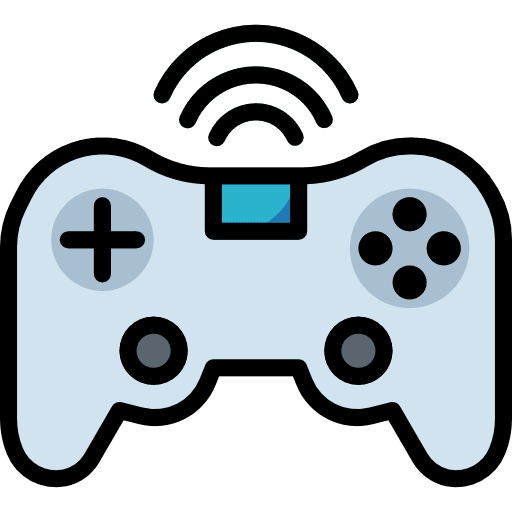 Joystick gamer computer game controller icon