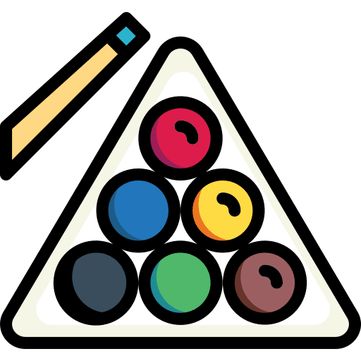Billiard stick billiard sports icon