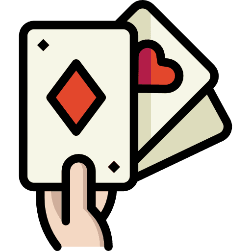 Cards bet playing cards poker icon