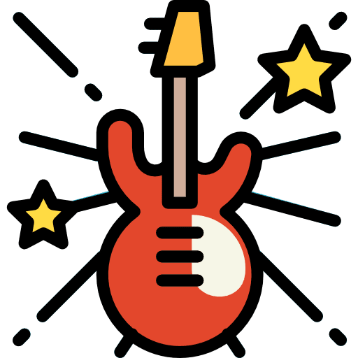 Guitar string instrument musical instrument bass guitar icon
