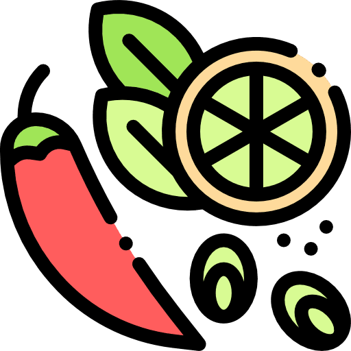 Spice thai food food lunch icon