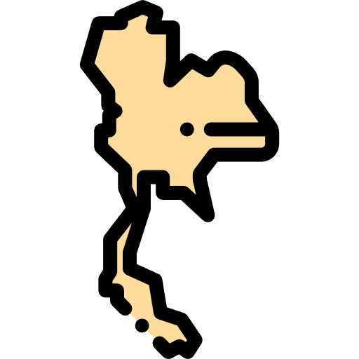 Map asia maps and location geography icon