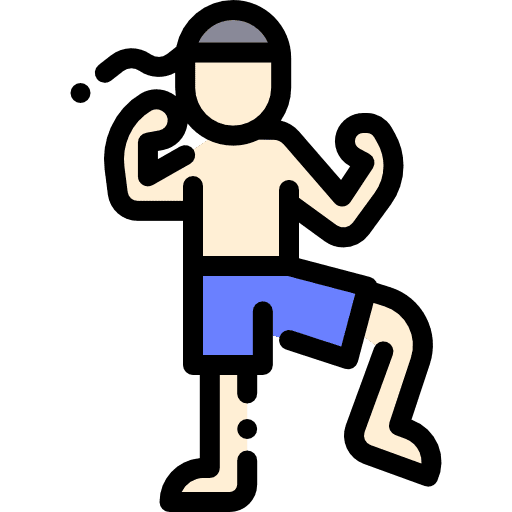 Muay thai sports humanpictos muay thai icon