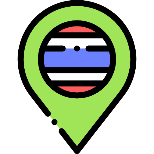 Thailand thailand maps and location location icon