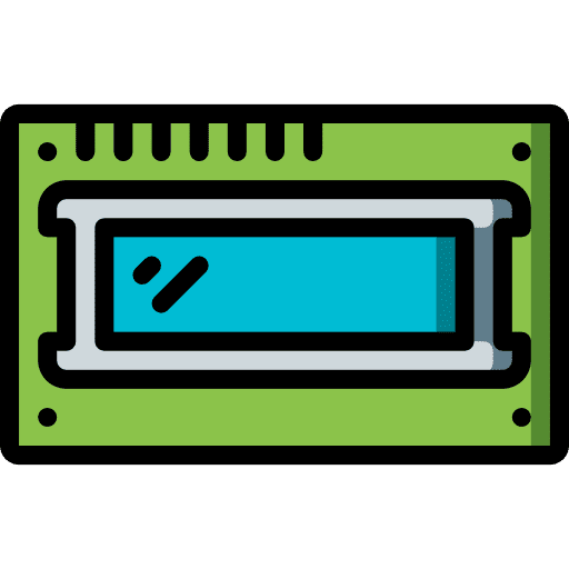 Lcd technology lcd monitor icon
