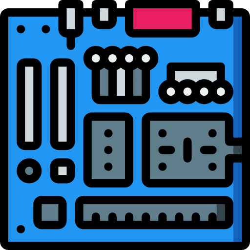 Motherboard motherboard electronic processor icon