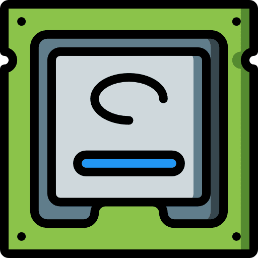 Cpu electronics cpu chip icon