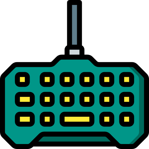 Keyboard wireless connectivity signals signal icon