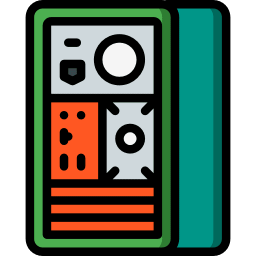 Desktop electronics computer screen icon