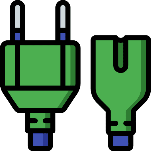 Plug plug energy charging icon