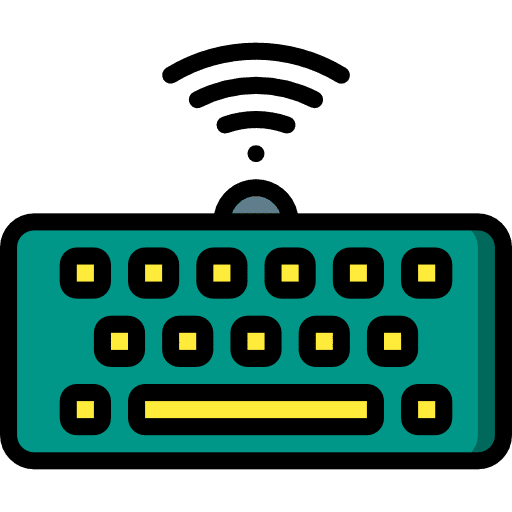 Keyboard electronics keys keyboard icon