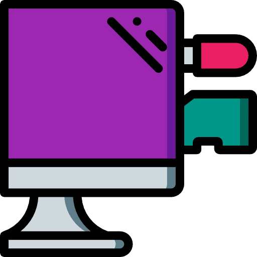 Monitor electronics technology tv icon