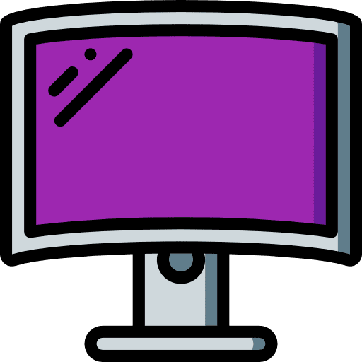 Monitor technology television electronics icon