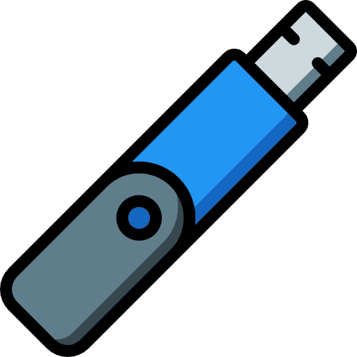 Pendrive file storage multimedia electronics icon