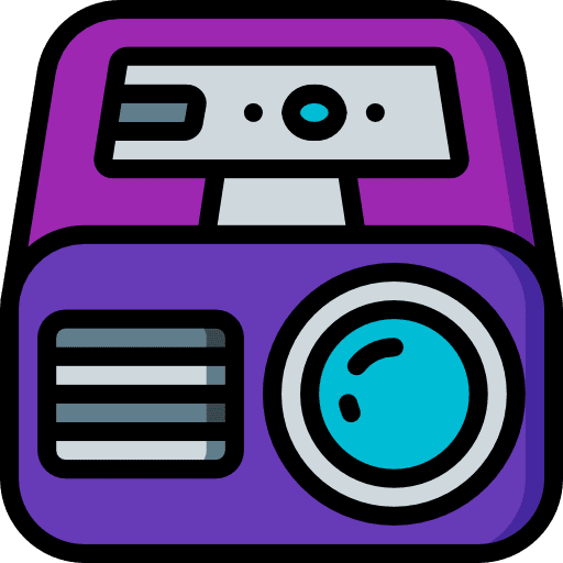 Projector video image projector icon