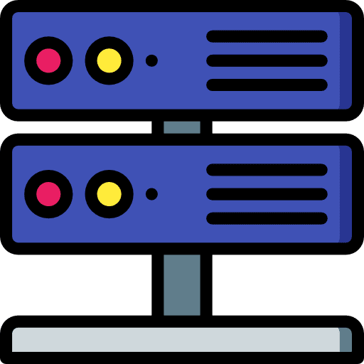 Server files servers multimedia icon