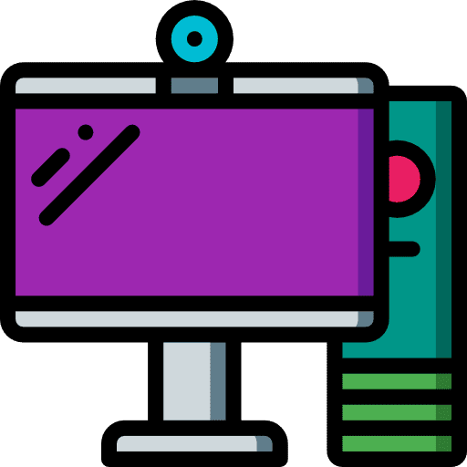 Computer computer monitor screen icon