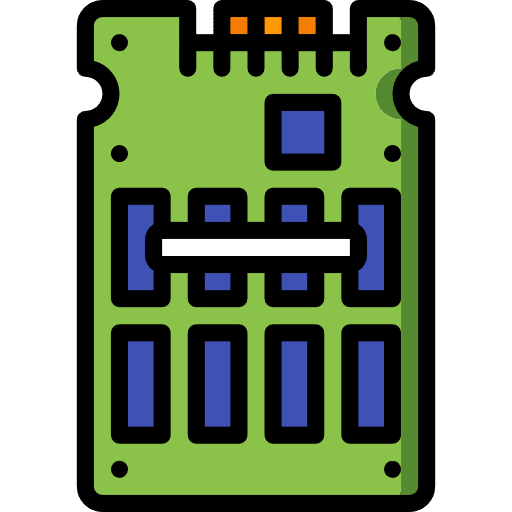 Ssd electronics technology solid state drive icon
