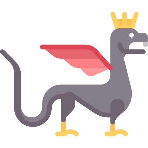 Dragon folklore fantasy animals icon