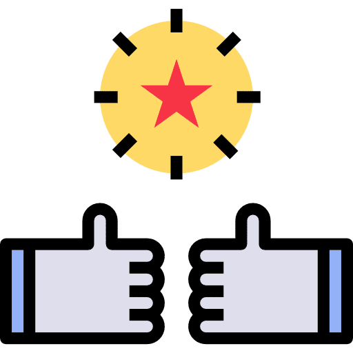 Appreciation reward seo and web award icon