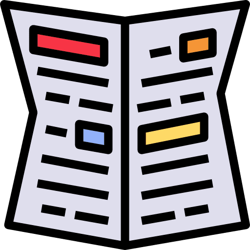 Gazette business and finance documents news icon