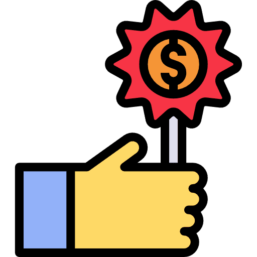 Bid subscribe bid flower icon