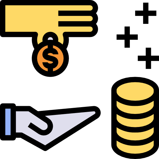 Invest exchange business and finances commerce and shopping icon