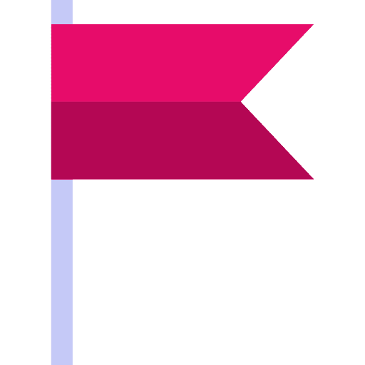 Flag placeholder locations street map icon