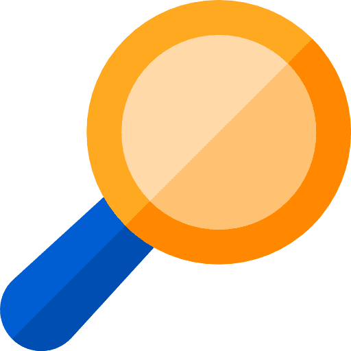 Search tools and utensils magnifying glass zoom icon