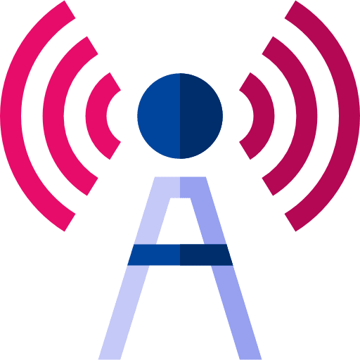 Signal wifi signal coverage wireless connectivity icon