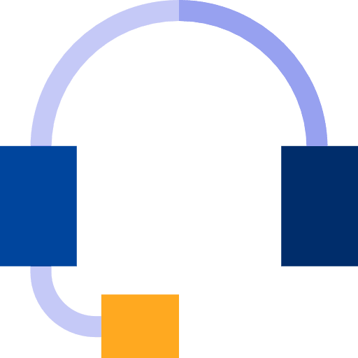 Headset phone electronics logistics icon