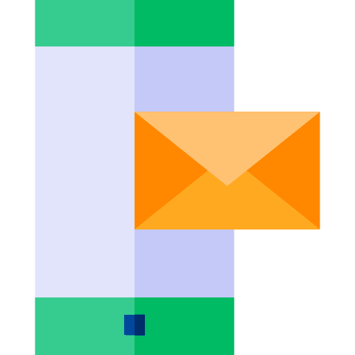 Message smartphone email technology icon