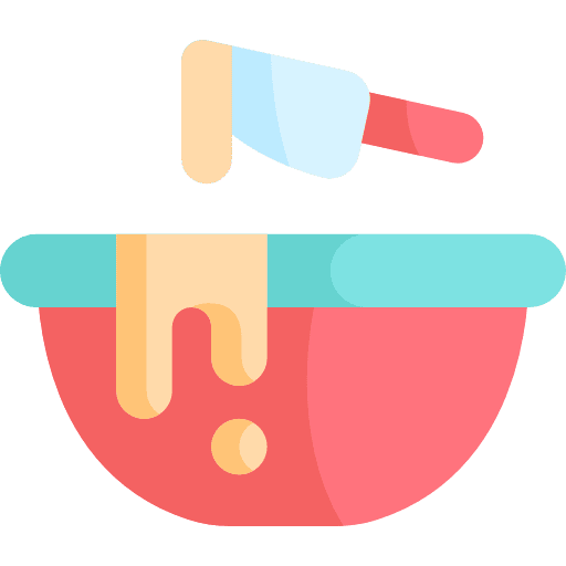 Mixing bowl food and restaurant cooking icon