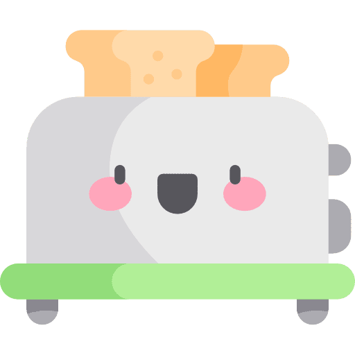 Toaster kitchenware b food icon