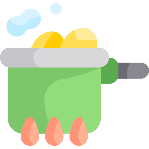 Casserole food and restaurant kitchen tool icon