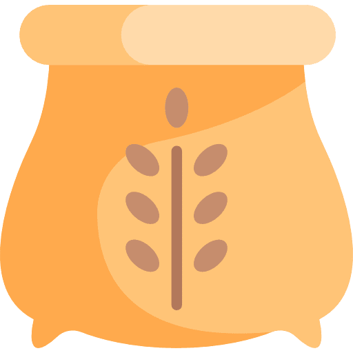 Flour food container oatmeal icon