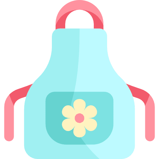 Apron kitchen apron cloth icon