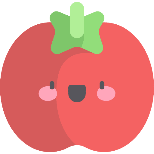 Tomato vegan diet healthy food icon