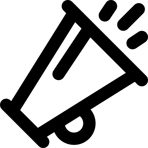 Bullhorn shout communications call to action icon