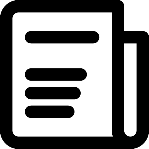 Newspaper communications newspaper journal icon