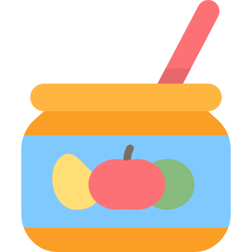 Baby feeding bottle juice feeding icon